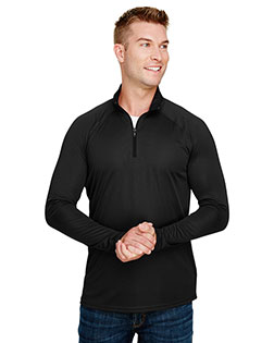 A4 N4268 Adult 4 oz. Daily Polyester 1/4 Zip
