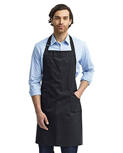 Artisan Collection by Reprime RP132 Unisex 7.1 oz Cotton Chino Bib Apron at Apparelstation