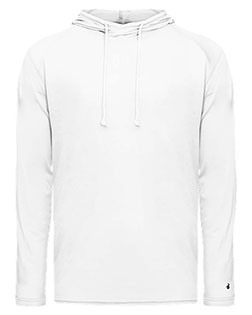 Tri-Blend Surplice Hooded Long Sleeve T-Shirt