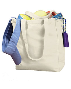 BAGedge BE008 Women  12 Oz. Canvas Book Tote at Apparelstation