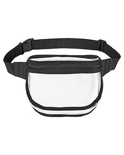 Bagedge BE264 Unisex Clear Pvc Fanny Pack at Apparelstation