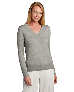 Brooks Brothers Women's Cotton Stretch V-Neck Sweater BB18401