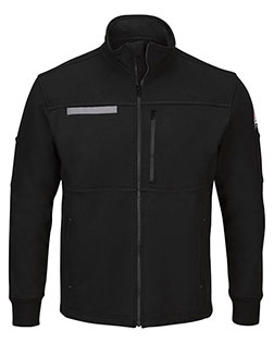 Zip Front Fleece Jacket-Cotton /Spandex Blend