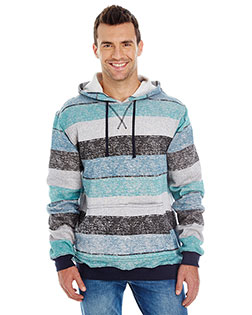 Men's Printed Stripe Marl Pullover