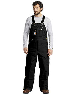  DISCONTINUED  Carhartt  Duck Quilt-Lined Zip-To-Thigh Bib Overalls. CTR41