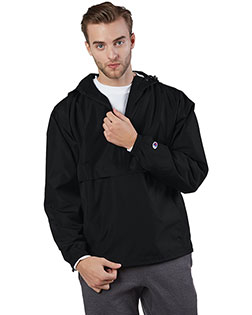 Custom Embroidered Champion CO200 Adult Packable Anorak 1/4 Zip Jacket at Apparelstation