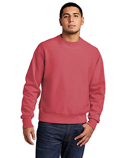 Custom Embroidered Champion Reverse Weave Garment-Dyed Crewneck Sweatshirt. GDS149