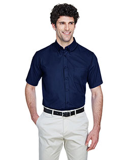 Core 365 88194 Men Optimum Short-Sleeve Twill Shirt at Apparelstation