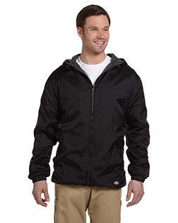 Dickies Workwear 33237 Men Fleece-Lined Hooded Nylon Jacket at Apparelstation