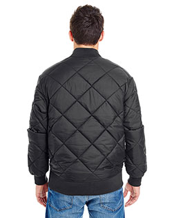 Custom Embroidered Dickies 61242 Men Diamond Quilted Nylon Jacket