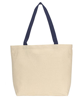 Gemline 220 Unisex Colored Handle Tote at Apparelstation