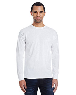 Hanes 42L0 Men 4.5 oz., 60/40 Ringspun Cotton/Polyester X-Temp® Long-Sleeve T-Shirt