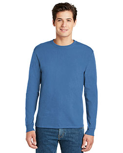 Hanes 5586 Men  - Authentic 100% Cotton Long Sleeve T-Shirt.