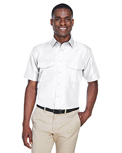 Harriton M580 Men Key West Short-Sleeve Performance Staff Shirt