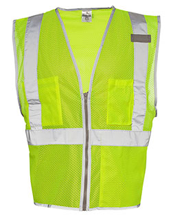 Premium Brilliant Series® Three-Pocket Zippered Mesh Vest