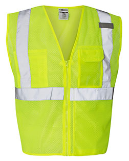 Clear ID Vest with Zipper Closure