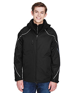 North End 88196T Men Tall Angle 3-in-1 Jacket with Bonded Fleece Liner at Apparelstation