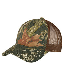 Port Authority C930 Unisex   Structured Camouflage Mesh Back Cap at Apparelstation