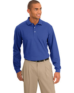 Port Authority K455LS Adult Rapid Dry Long-Sleeve Polo at Apparelstation