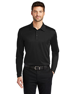 Port Authority K540LS Men Silk Touch Performance Long-Sleeve Polo at Apparelstation