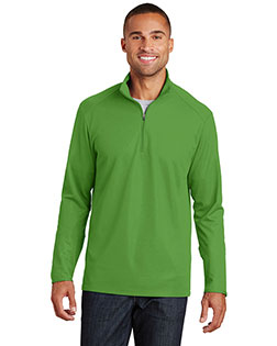 Port Authority K806 Adult Pinpoint Mesh 1/2-Zip at Apparelstation