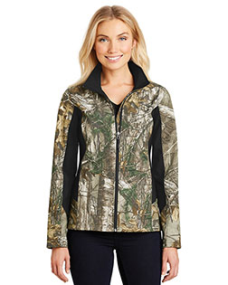 Port Authority L318C Women Camouflage Colorblock Soft Shell Jacket at Apparelstation