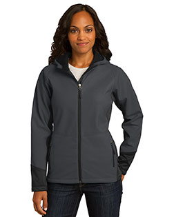 Port Authority L319 Women Vertical Hooded Soft Shell Jacket