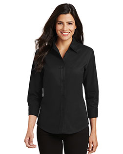 Port Authority L612 Women 3/4-Sleeve Easy Care Shirt at Apparelstation