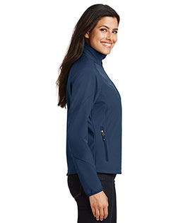 Port Authority L705 Women Textured Soft Shell Jacket