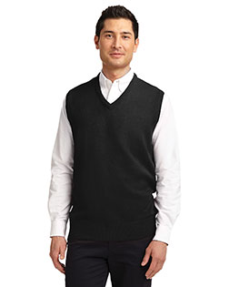 Port Authority SW301 Men Value V-Neck Sweater Vest at Apparelstation