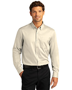 Port Authority W808 Men  Long Sleeve Superpro React Twill Shirt.