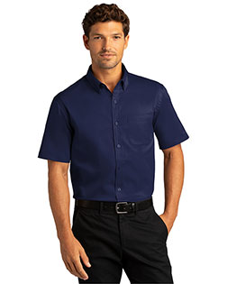 Port Authority W809 Men  Short Sleeve Superpro React Twill Shirt.
