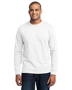 Port & Company PC55LS Men Long-Sleeve 50/50 Cotton/Poly T-Shirt at Apparelstation