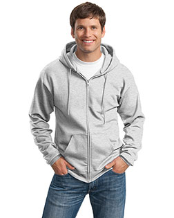 Port & Company PC90ZHT Men Tall Ultimate Full-Zip Hooded Sweatshirt at Apparelstation