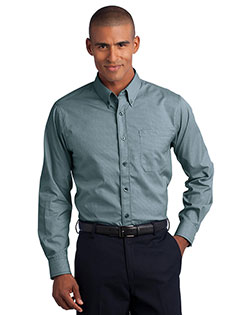 Red House RH66 Adult Mini Check Non-Iron Button-Down Shirt at Apparelstation