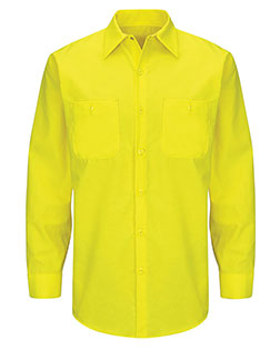 Red Kap SY14  Enhanced & Hi-Visibility Long Sleeve Work Shirt