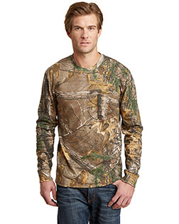 Russell Outdoors ™  Realtree Long Sleeve Explorer 100% Cotton T-Shirt with Pocket. S020R