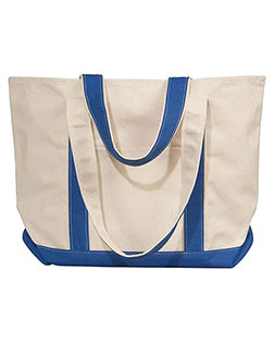 UltraClub 8871 Unisex Large Canvas Boat Tote at Apparelstation