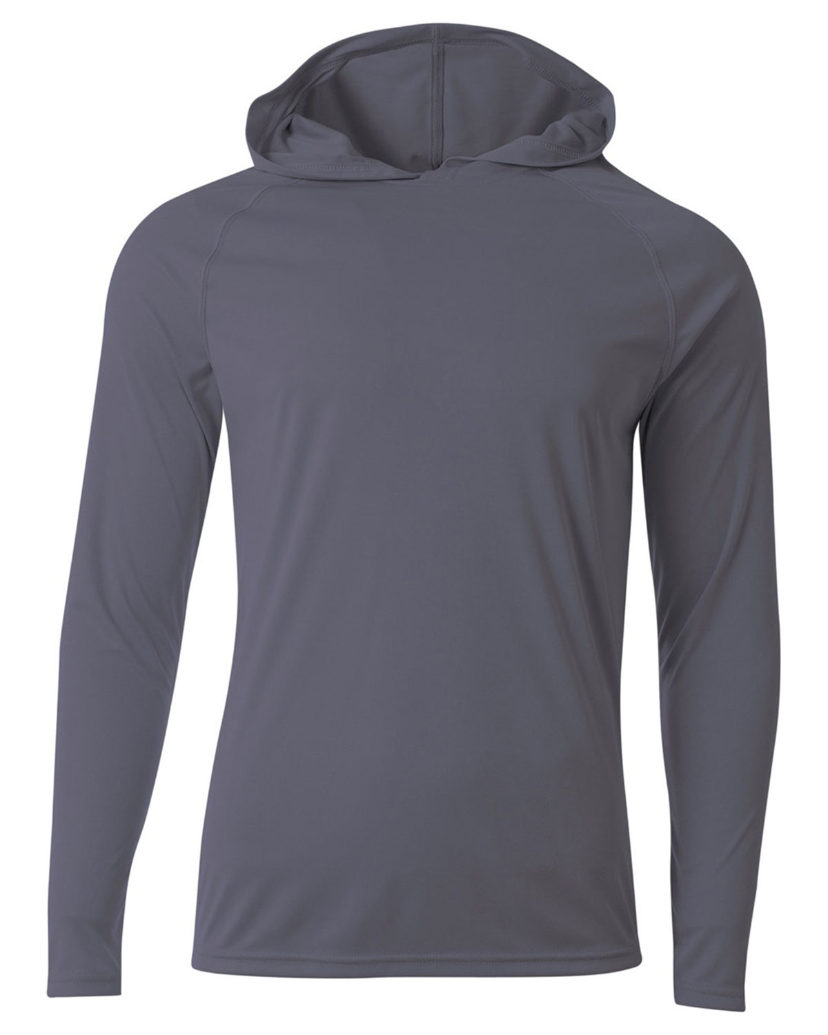 Men's Cooling Performance Long-Sleeve Hooded T-shirt