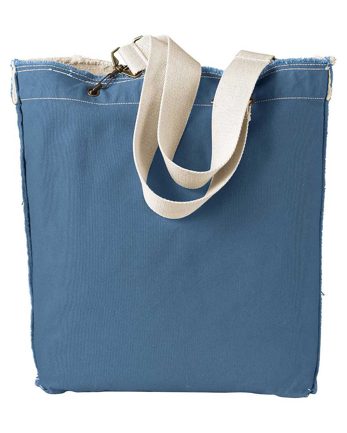 Authentic Pigment 1906 Unisex 14 Oz Rawedge Tote at Apparelstation