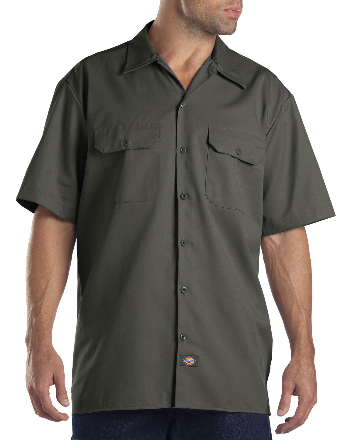 Dickies Workwear 1574 Men Short-Sleeve Work Shirt at Apparelstation