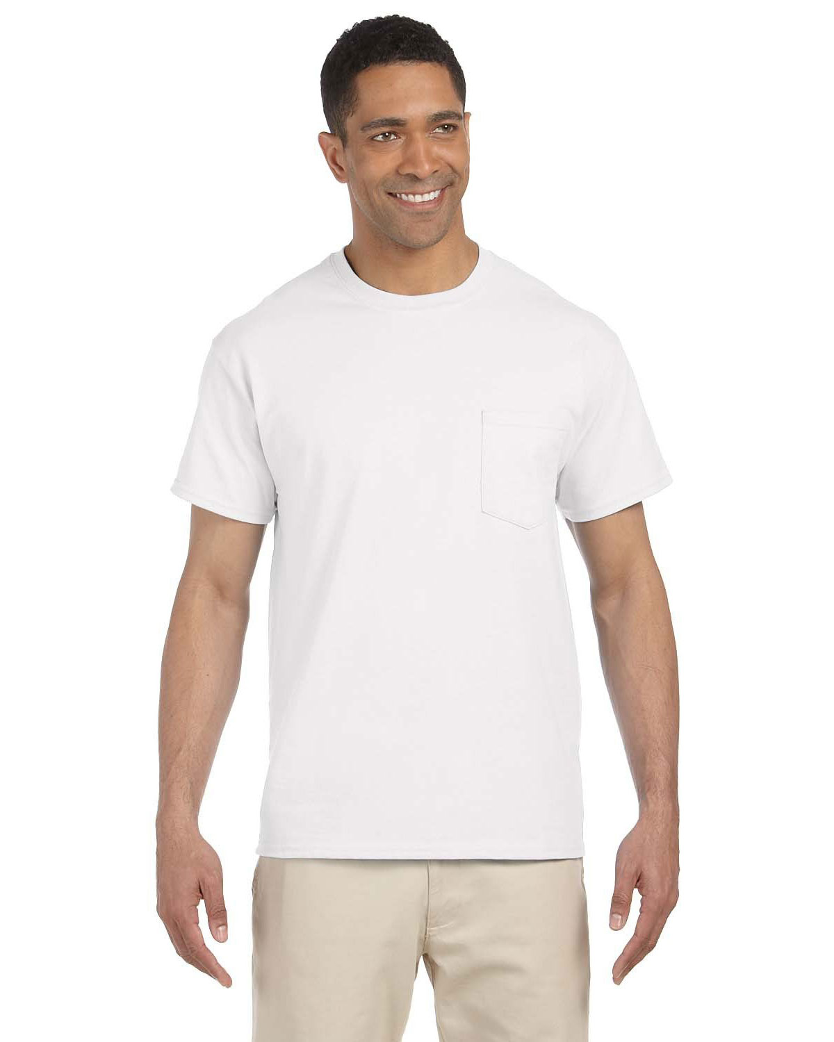 Gildan G230 Men Ultra Cotton  6 Oz. Pocket T-Shirt at Apparelstation