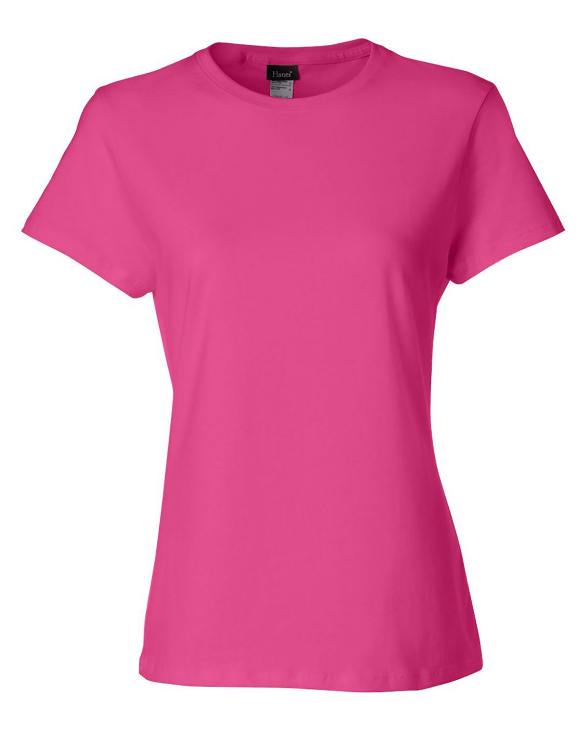 Hanes SL04 Women 4.5 Oz. 100% Ringspun Cotton Nanot T-Shirt at Apparelstation