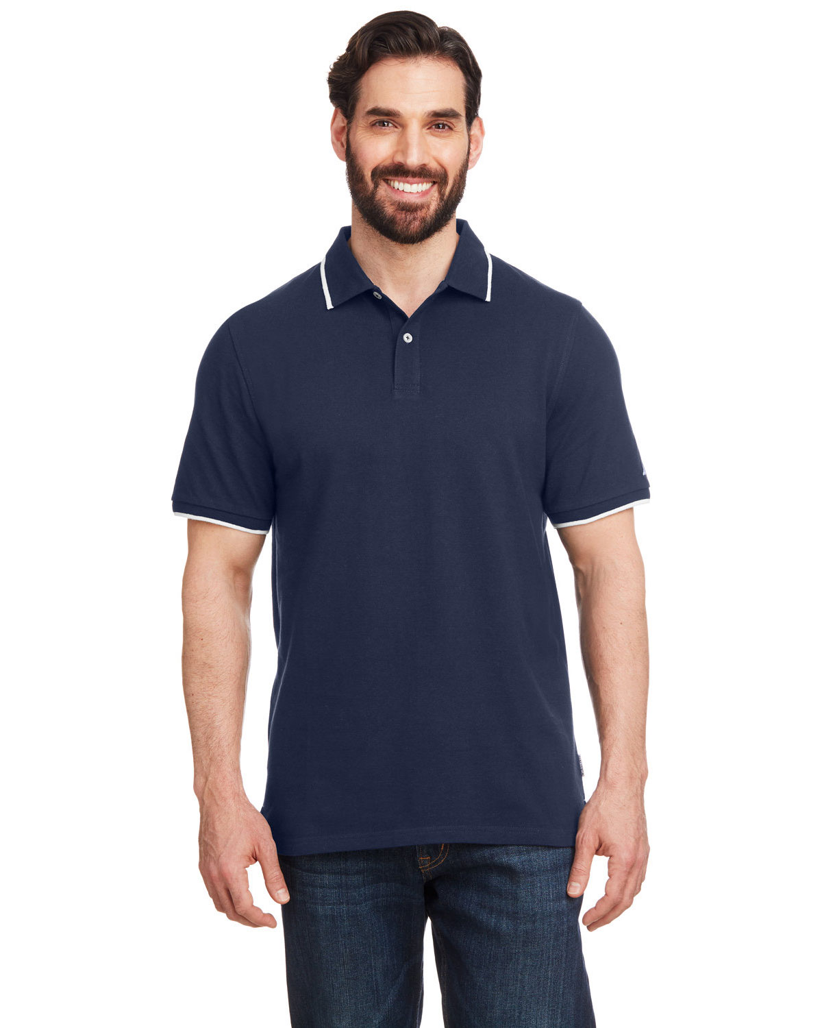 Custom Embroidered Nautica N17165 Men Deck Polo at Apparelstation