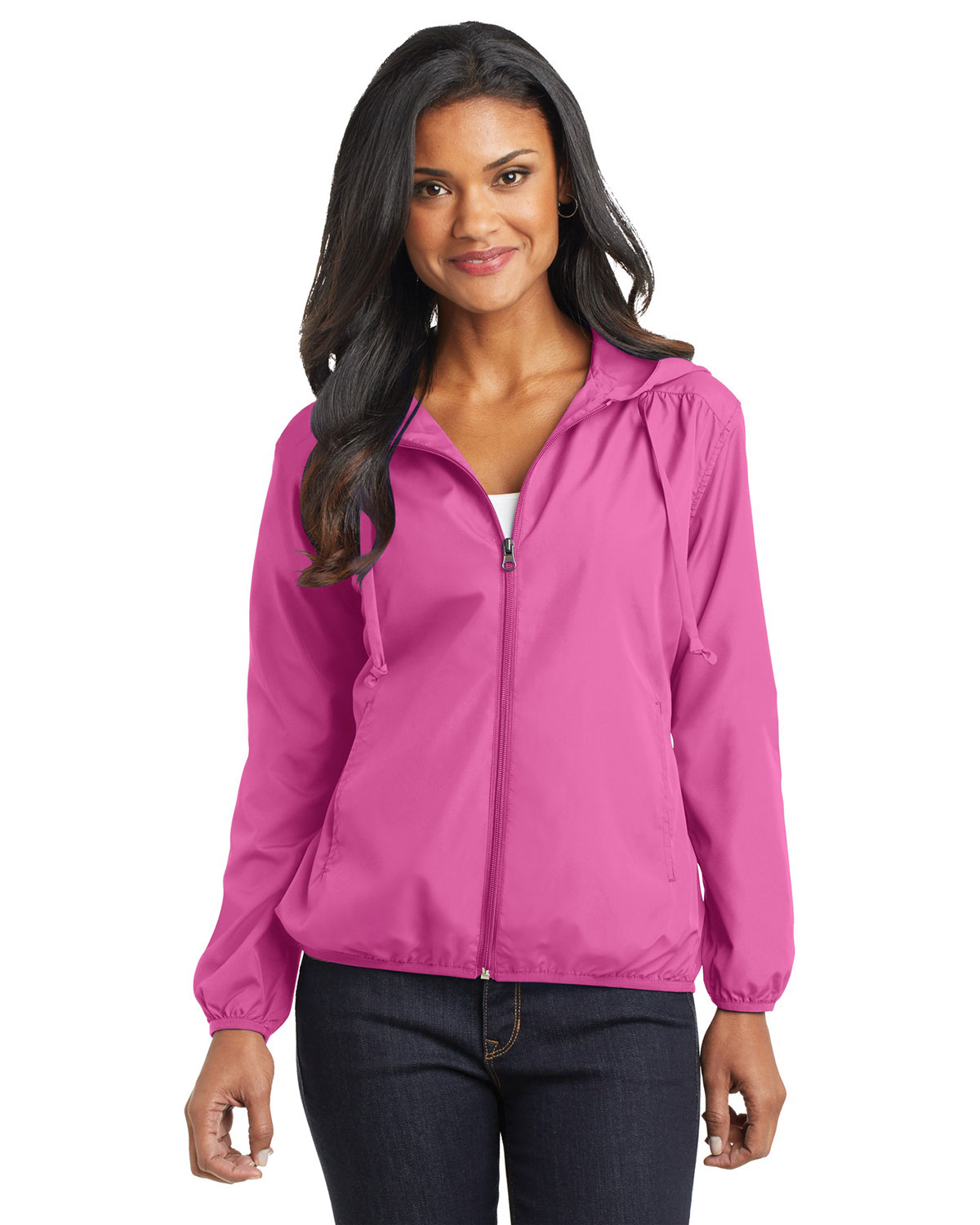 Port Authority L305 Women Hooded Essential Jacket at Apparelstation