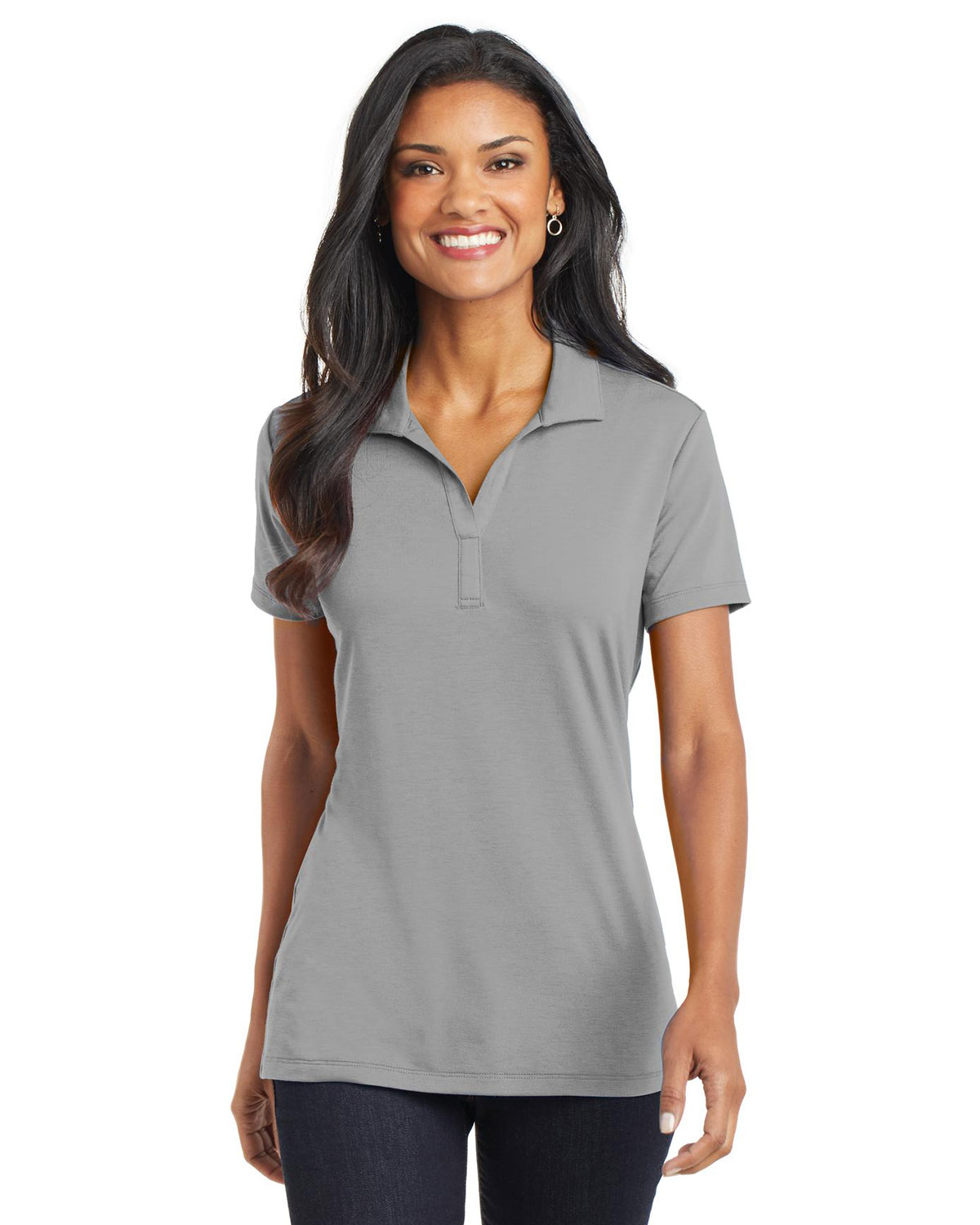 Port Authority L568 Women Cotton Touch Performance Polo at Apparelstation