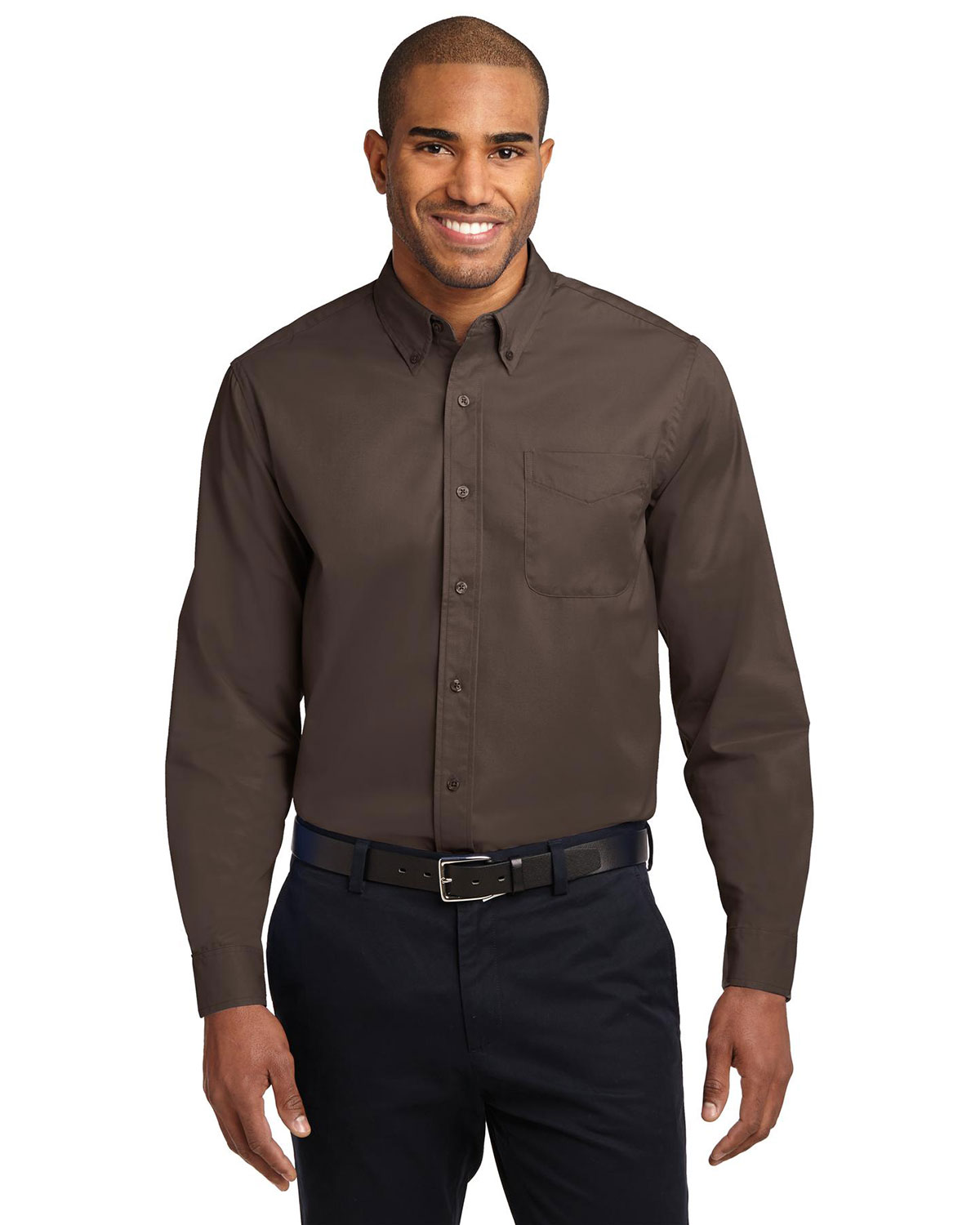 Port Authority S608 Men Long-Sleeve Easy Care Shirt at Apparelstation
