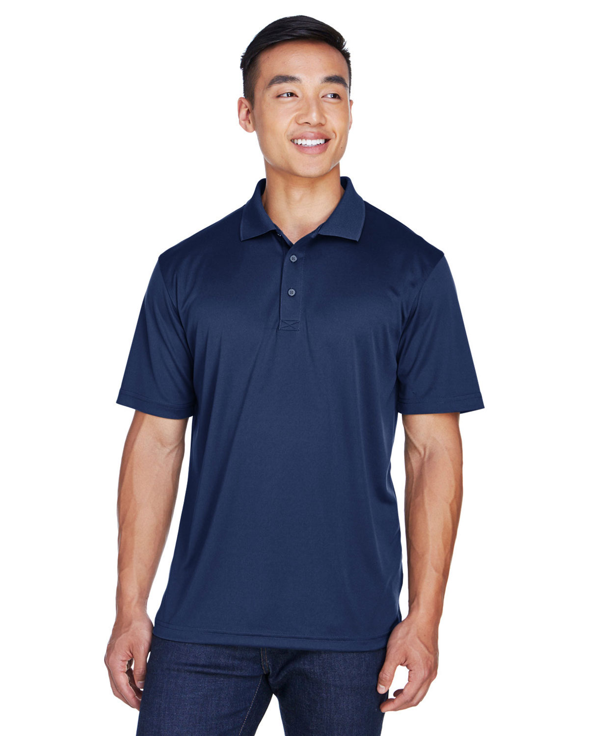 UltraClub 8405T Men Tall Cool & Dry Sport Polo at Apparelstation