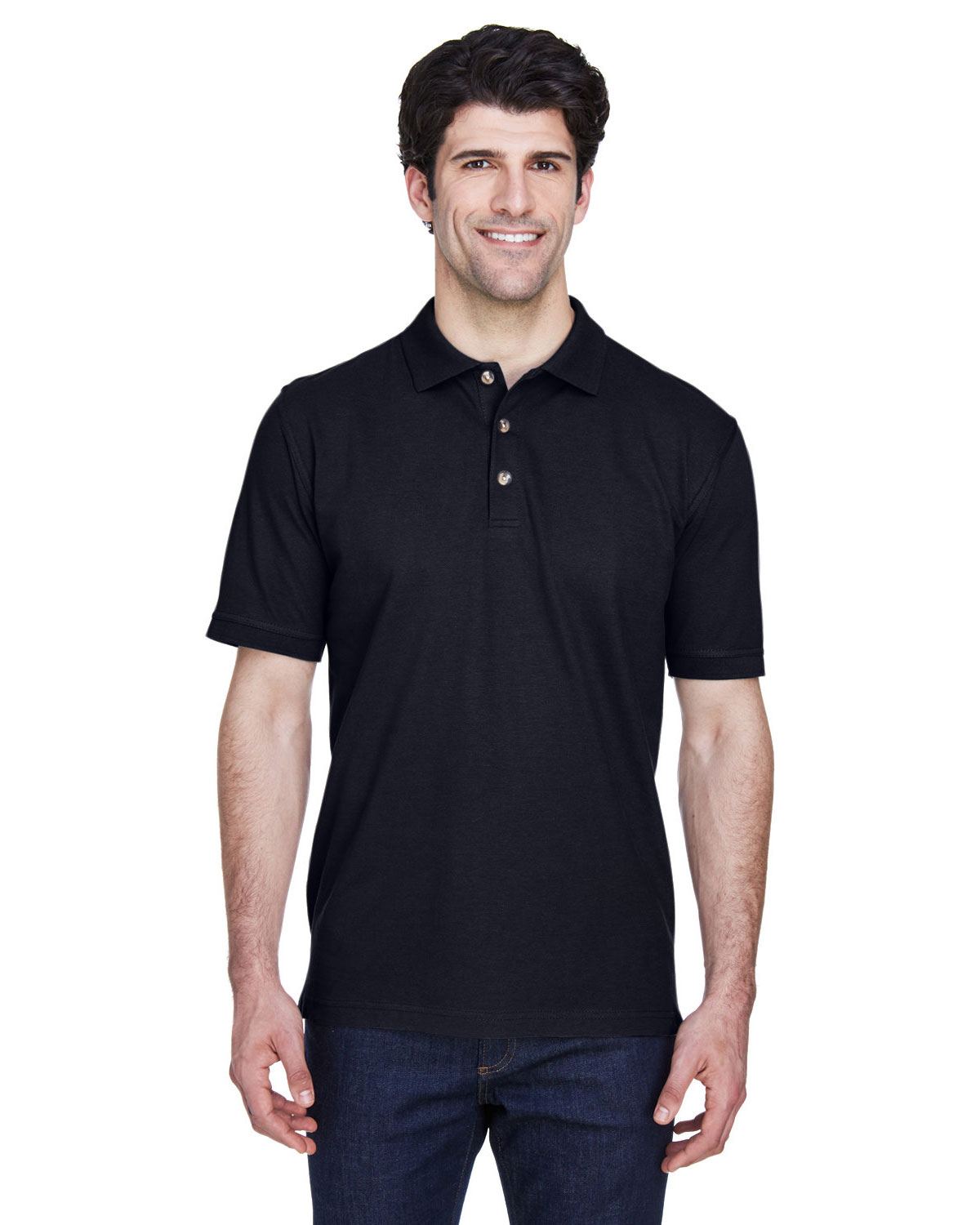 UltraClub 8535T Men Tall Classic Pique Polo at Apparelstation