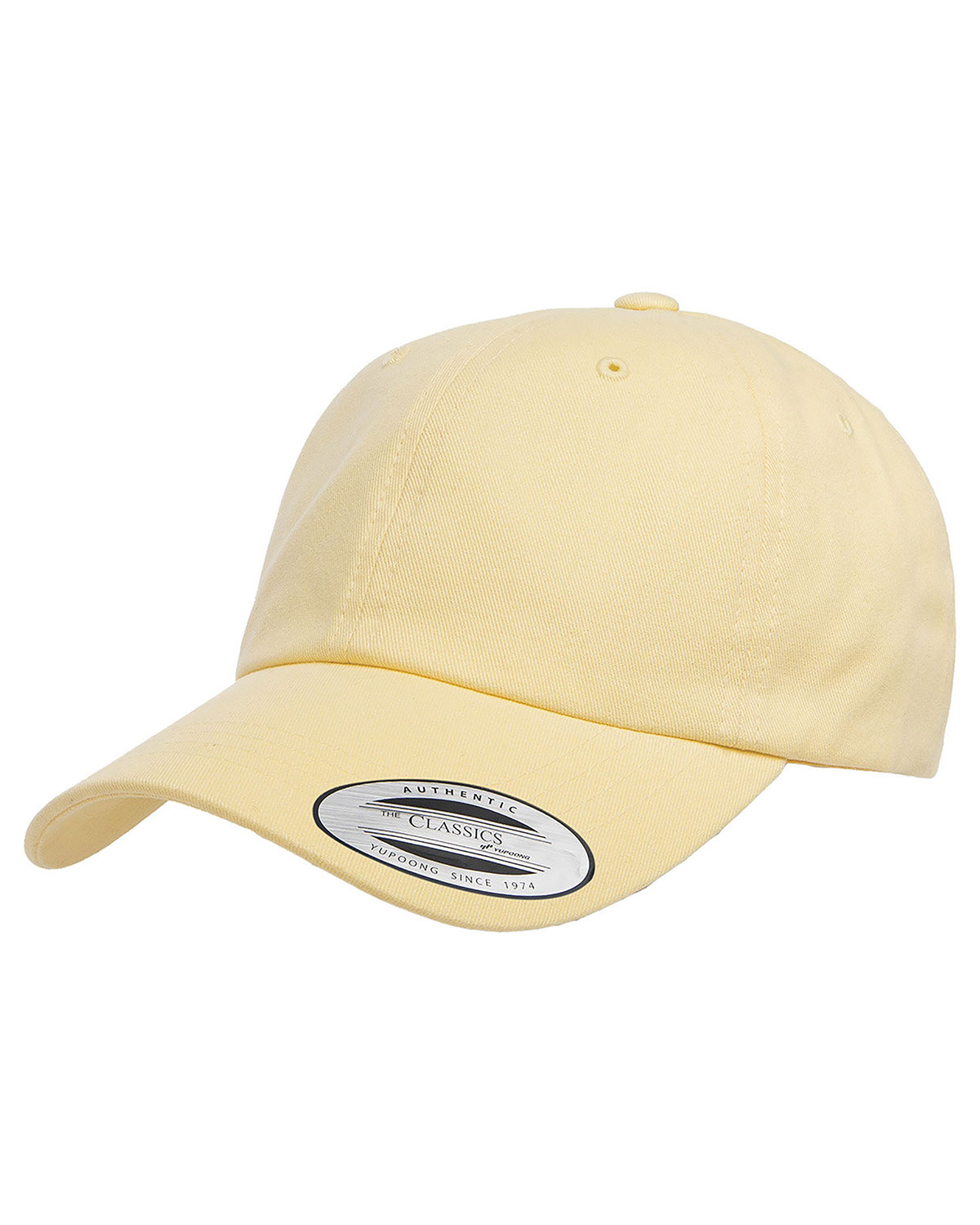 Yupoong 6245PT Men Peached Cotton Twill Dad Cap at Apparelstation